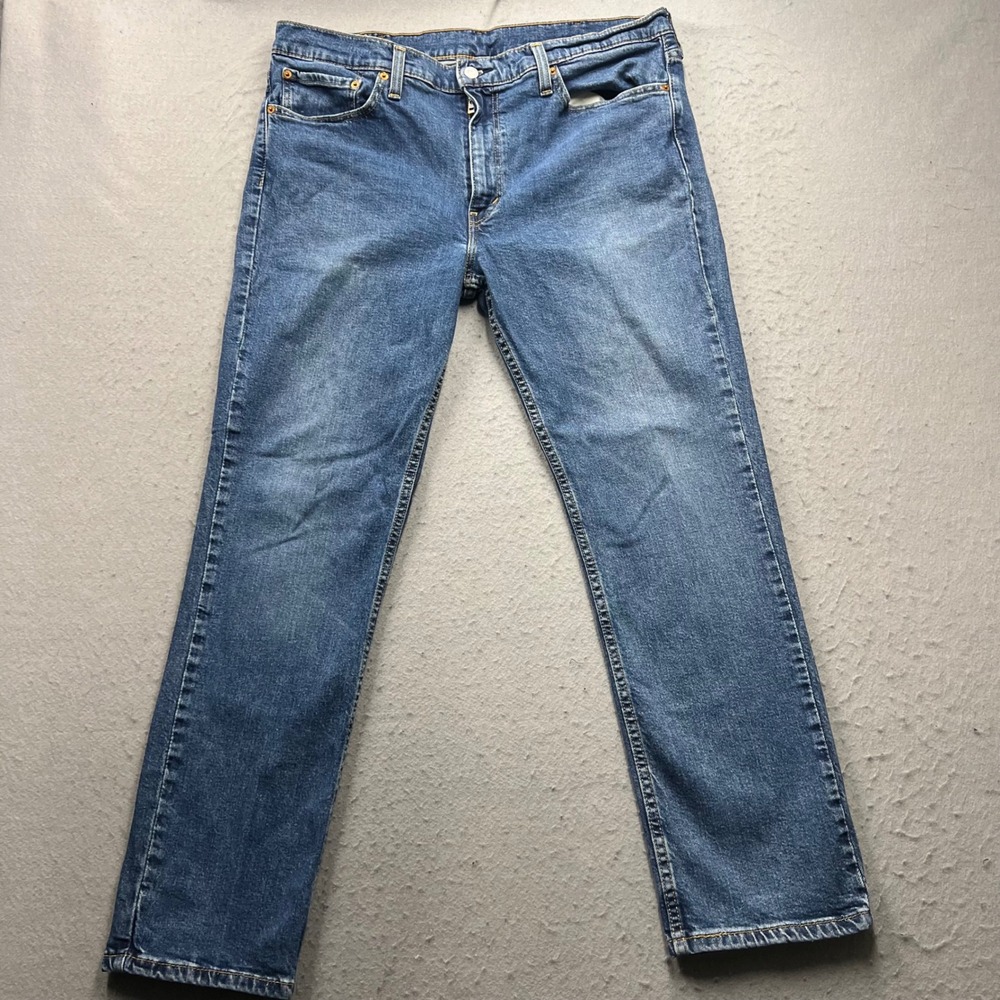 Levis 511 Slim Fit Jeans‎ Mens 38x30 Blue Denim Medium Wash 04511-4870 Stretch